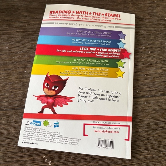 Ready to read PJ Masks Owlette and the Giving Owl paperback book - Picture 3 of 3